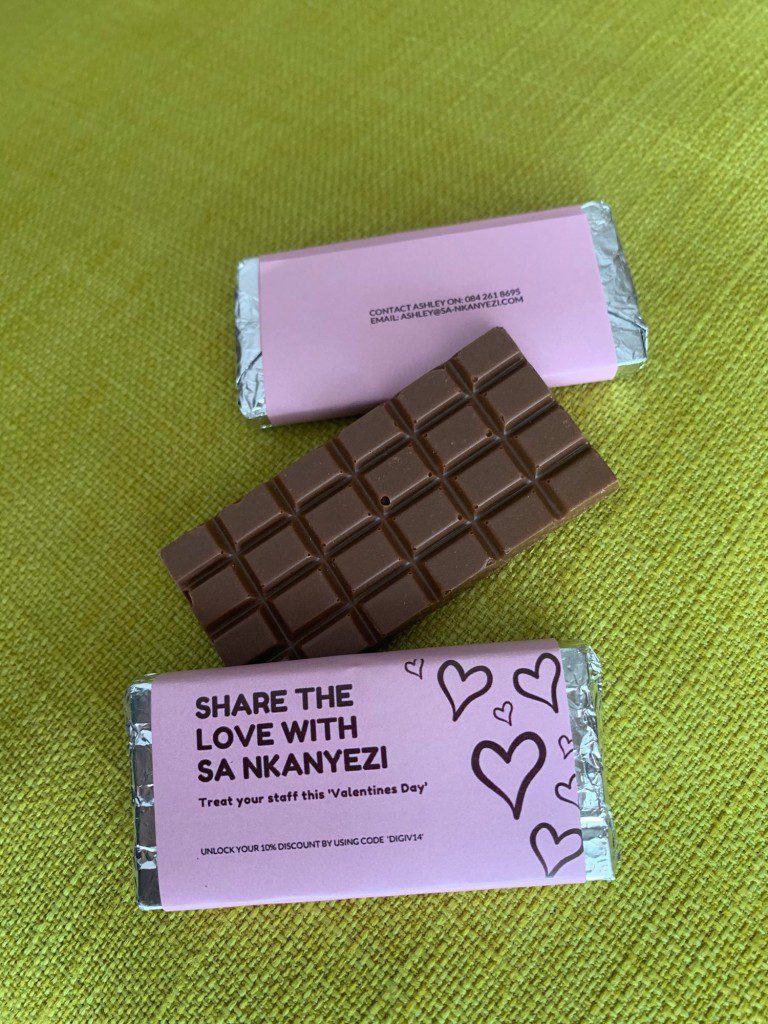 Share the love Treat your staff this Valentines Day | custom chocolate Sweetalk.