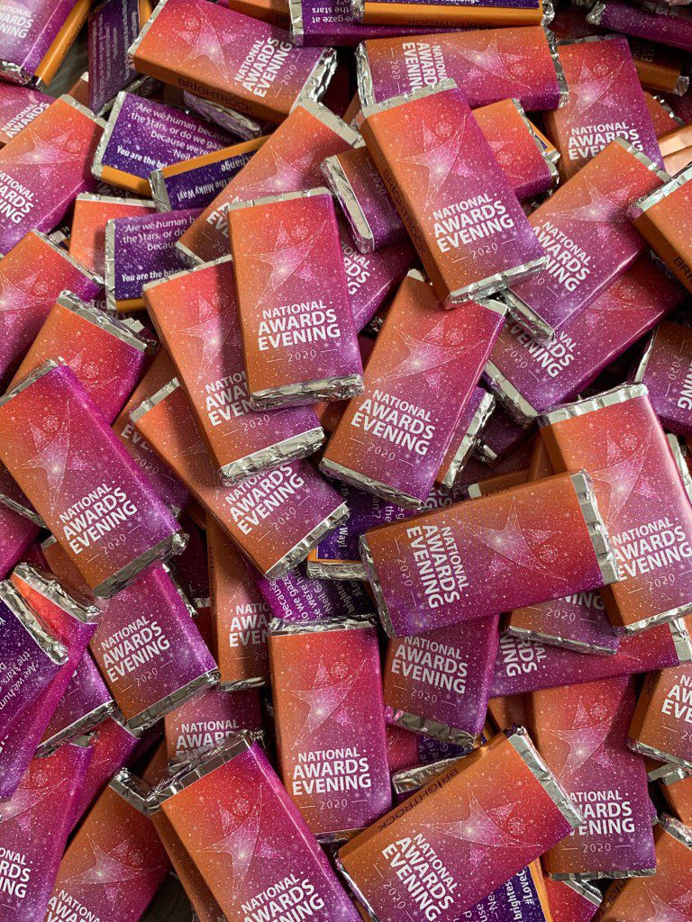 chocolate favours event made by | sweetalk chocolate factory