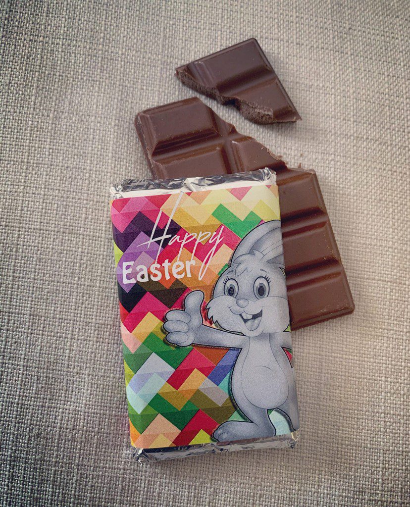 happy Easter chocolate colorful design | sweetalk