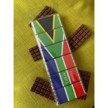 south african flag small | chocolate bar | sweetalk